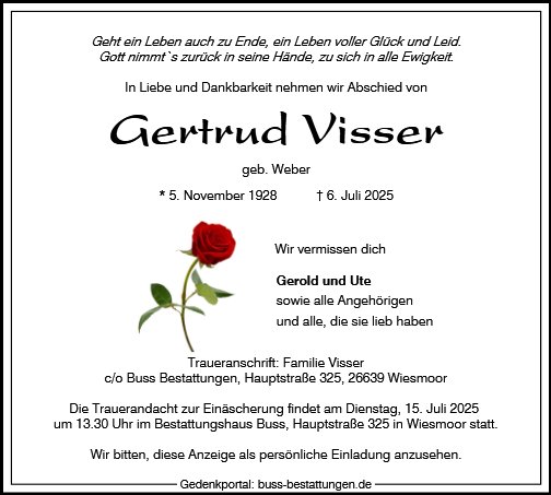 Gertrud Visser