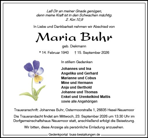 Maria Buhr