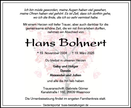 Hans Bohnert