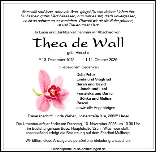 Thea de Wall