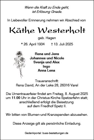 Käthe Westerholt