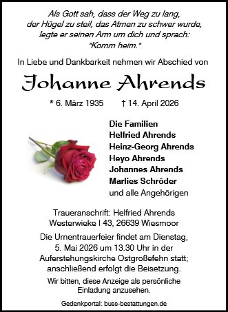 Johanne Ahrends