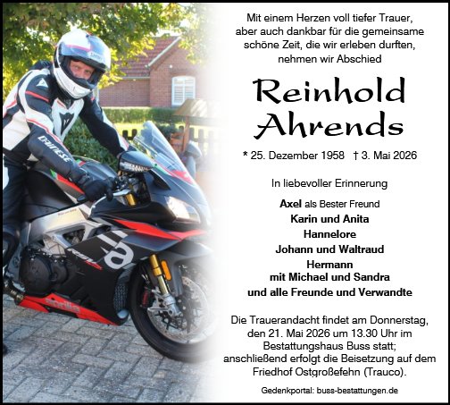 Reinhold Ahrends