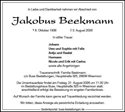 Jakobus Beekmann