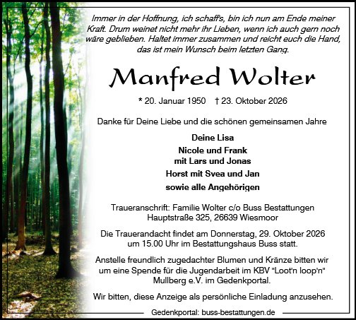 Manfred Wolter