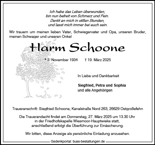 Harm Schoone