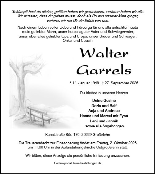 Walter Garrels