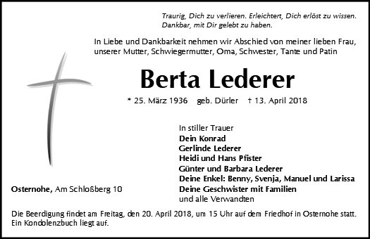 Berta Lederer