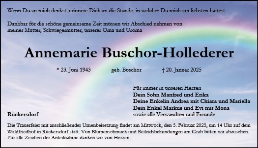 Annemarie Buschor-Hollederer