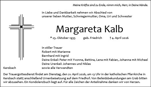 Margareta Kalb