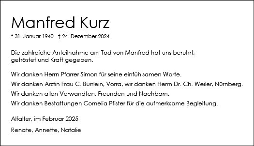 Manfred Kurz