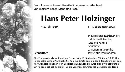 Hans Peter Holzinger