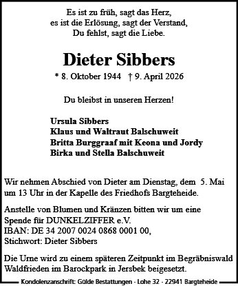 Dieter Sibbers