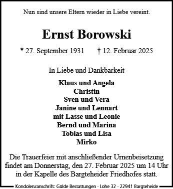 Ernst Borowski