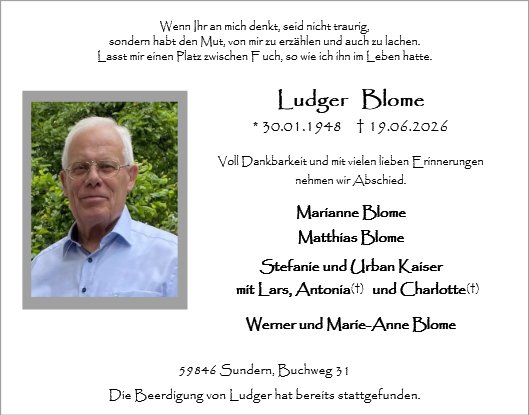Ludger Blome