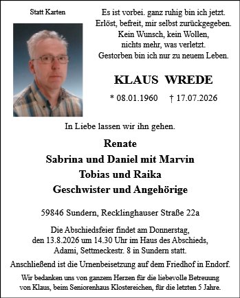 Klaus Wrede