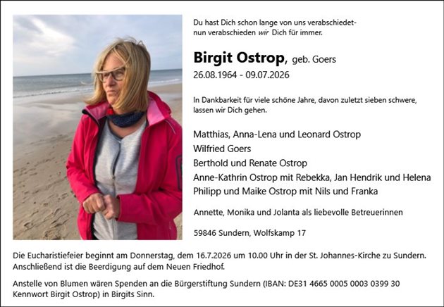 Birgit Ingeborg Ostrop