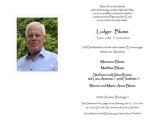 Ludger Blome