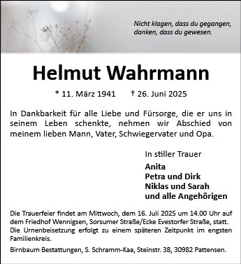 Helmut Wahrmann