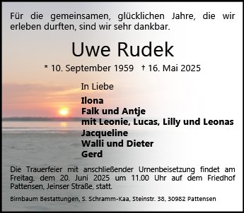 Uwe Rudek