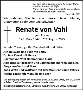 Renate von Vahl