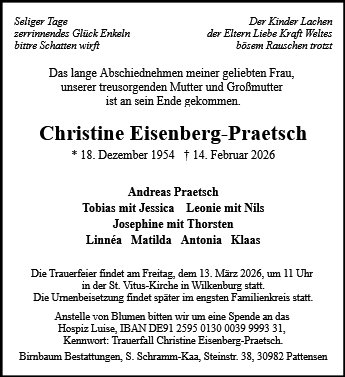 Christine Eisenberg-Praetsch
