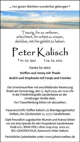 Peter Kalisch