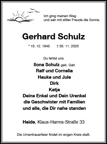 Gerhard Schulz