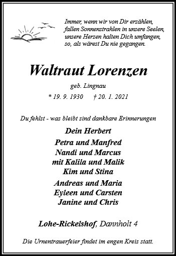 Waltraut Lorenzen