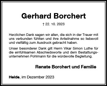 Gerhard Borchert