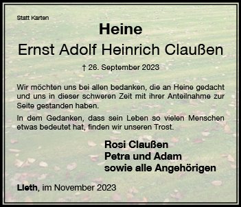 Ernst Adolf Heinrich Claußen