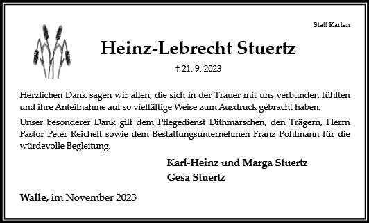 Heinz-Lebrecht Stuertz