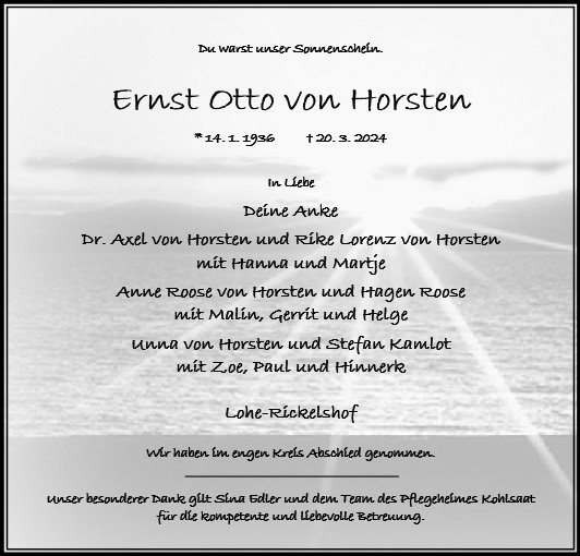 Otto von Horsten