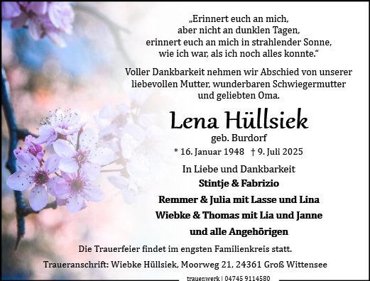 Lenchen Hüllsiek