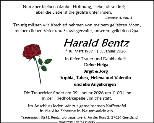 Harald Bentz