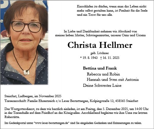 Christa Hellmer