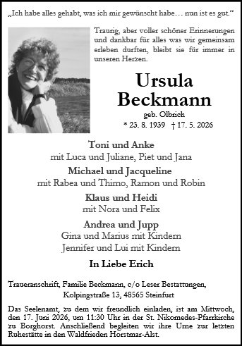Ursula Beckmann
