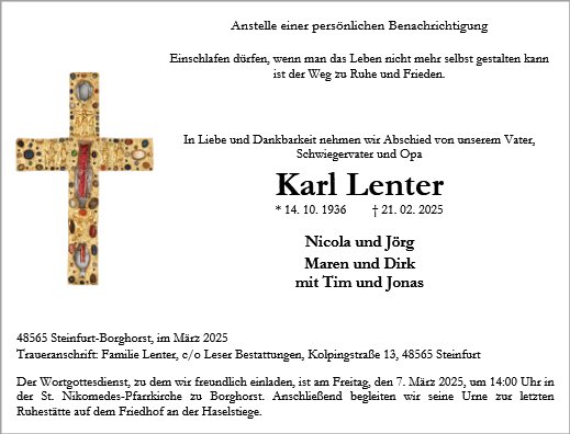 Karl Lenter