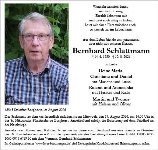 Bernhard Schlattmann