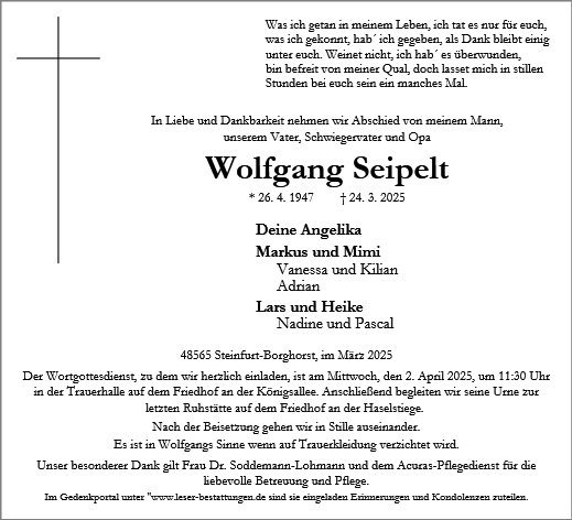 Wolfgang Seipelt