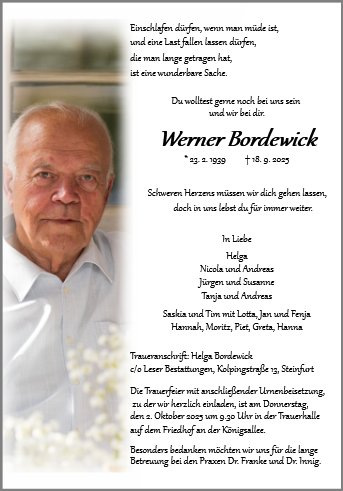 Werner Bordewick