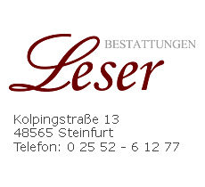 Bestattungen Leser