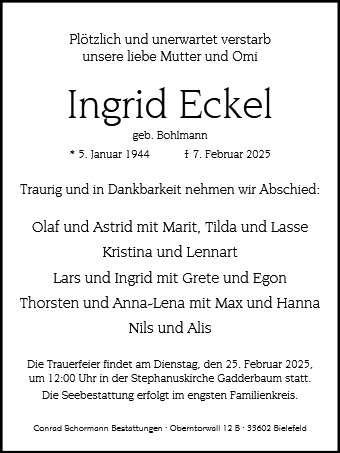 Ingrid Eckel