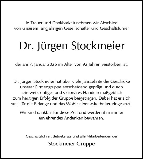 Jürgen Stockmeier