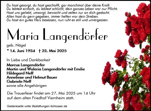 Maria Langendörfer