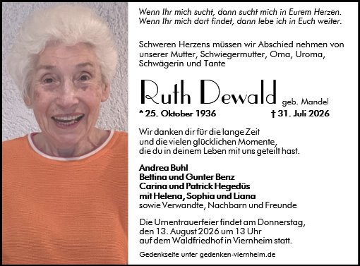 Ruth Dewald