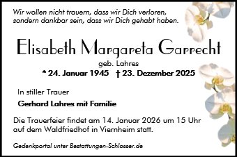 Elisabeth Margareta Garrecht