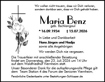 Maria Benz