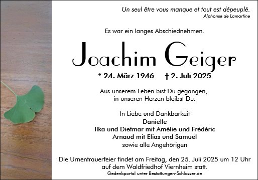 Joachim Geiger