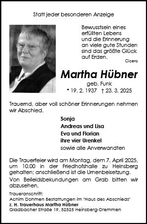 Martha Hübner